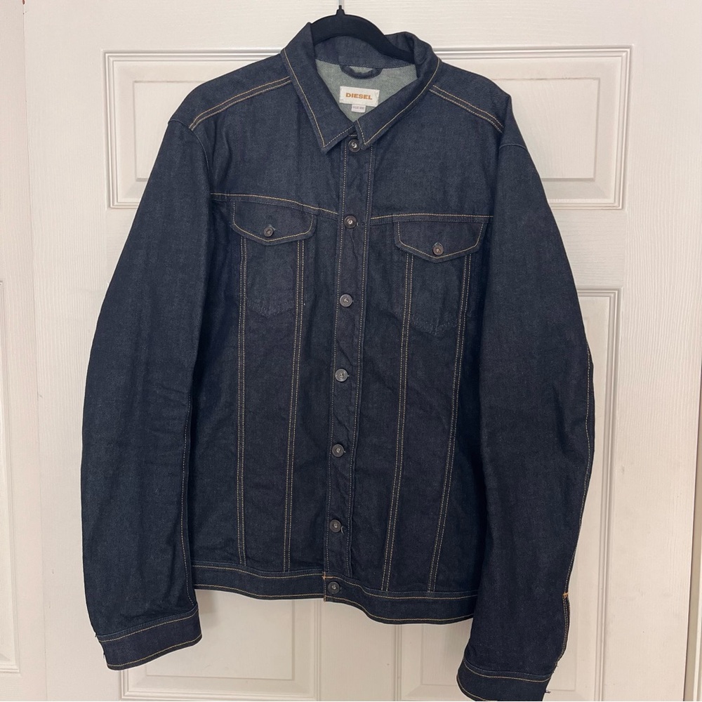 Diesel Denim Jacket Vintage Dark Indigo Wash